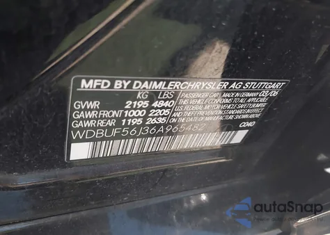 2006 Mercedes-Benz E 350 z USA, uszkodzony, nr VIN WDBUF56J36A965482